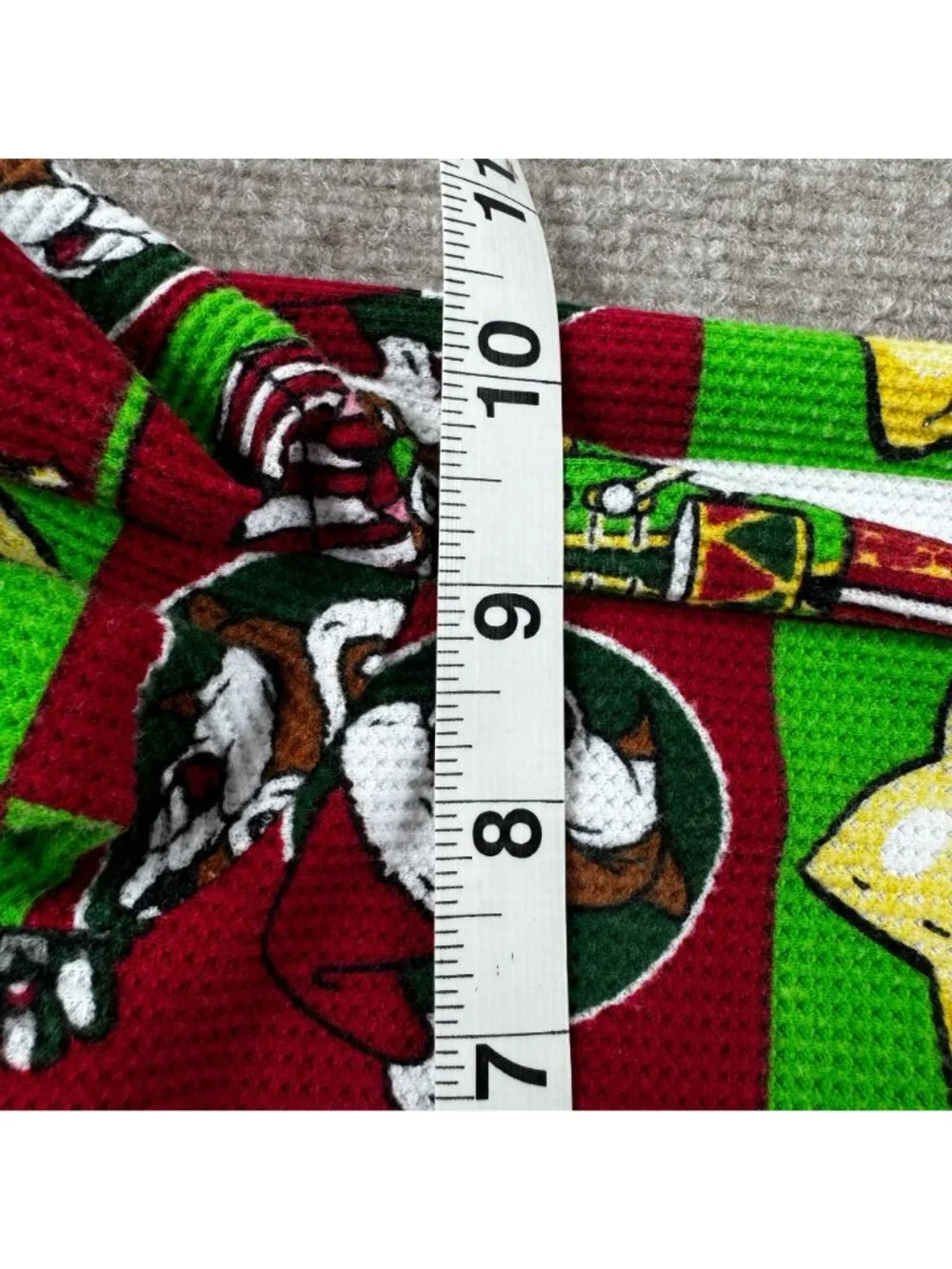 Bucees Christmas Dog Pajamas XL Pet Nutcracker Beaver Waffle Thermal Sleeper